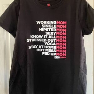 Bad Mom Movie T-Shirt Unisex Medium